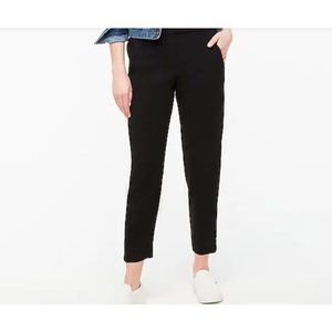 J Crew $90 Black Tall Jamie Pants With Elastic Waist Size T8 BK377